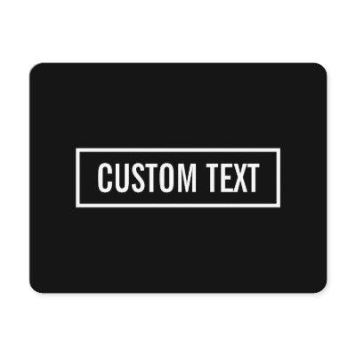 Modern Editable Text in White Logo Style Frame Enclosure Card
