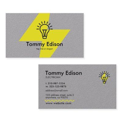 Modern Electrician Minimalist Design