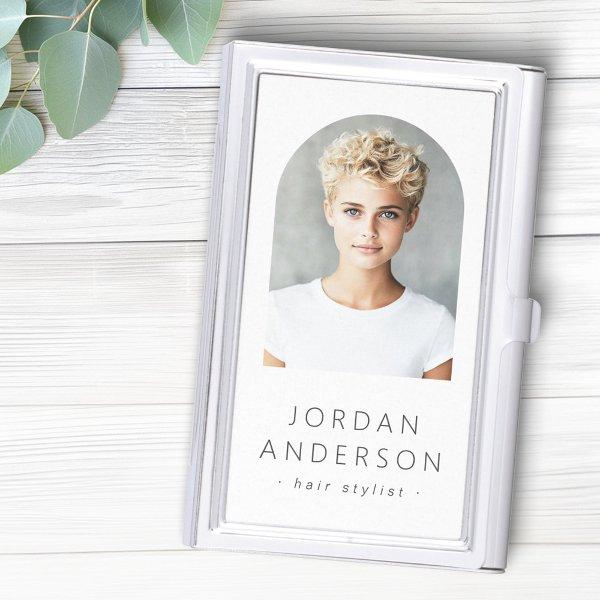 Modern elegant arch photo white  case