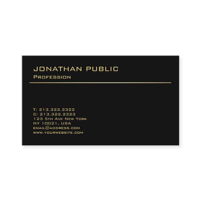 Modern Elegant Black And Gold Template Buy Online