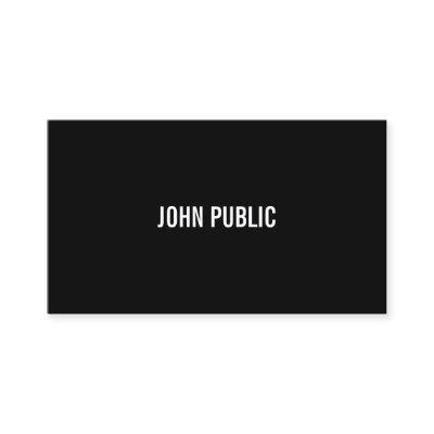 Modern Elegant Black And White Simple Template