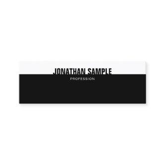 Modern Elegant Black White Template Creative B&W Mini