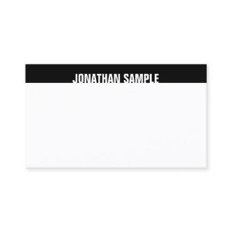 Modern Elegant Black White Template Trendy B&W