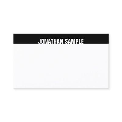 Modern Elegant Black White Template Trendy B&W