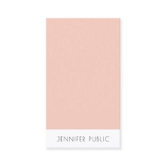 Modern Elegant Blush Pink White Template Simple