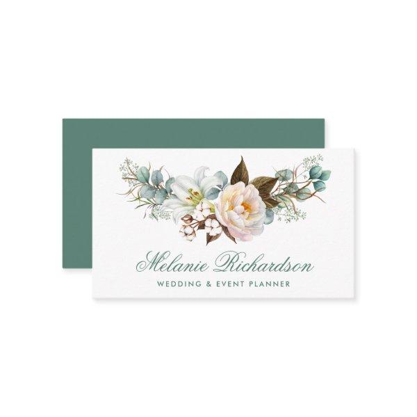 Modern Elegant Botanical Floral Green
