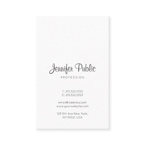 Modern Elegant Calligraphed Script Clean Plain