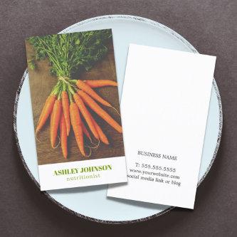 Modern Elegant Carrots Photo Nutritionist