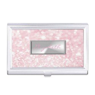 Modern Elegant Chic Girly  Glittery,Bokeh  Holder