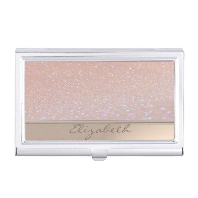 Modern Elegant Chic Girly Glittery,Bokeh Case For