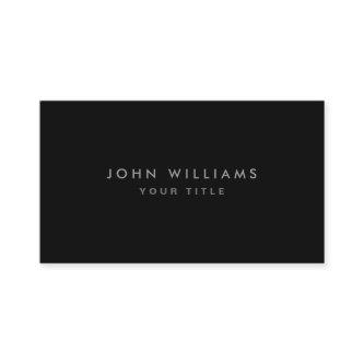 Modern elegant classy black professional profile