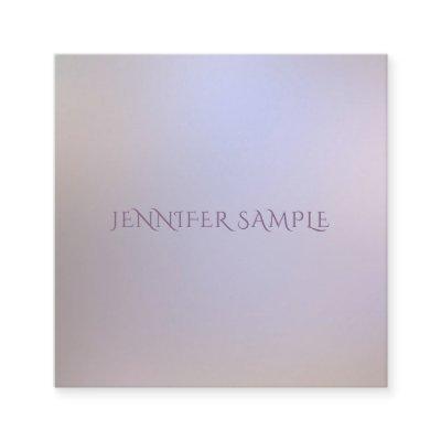 Modern Elegant Colors Simple Design Template Chic Square