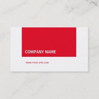 Modern Elegant Company Red