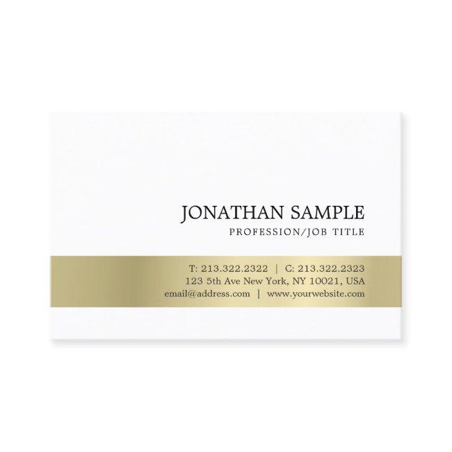 Modern Elegant Creative Gold Look Professional