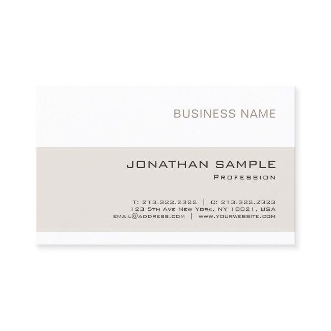 Modern Elegant Design Minimalist Plain Company