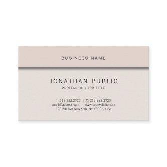 Modern Elegant Design Professional Creative Plain