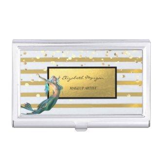 Modern Elegant Gold Confetti, Frame, Stripes,  Case