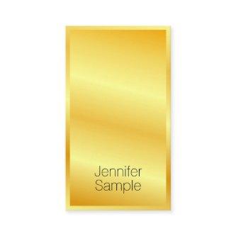 Modern Elegant Gold Look Professional Template