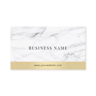 Modern Elegant Gold White Marble Template