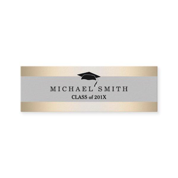 Modern Elegant Graduation Name Card