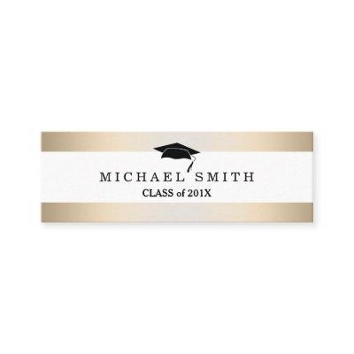 Modern Elegant Graduation Name Card