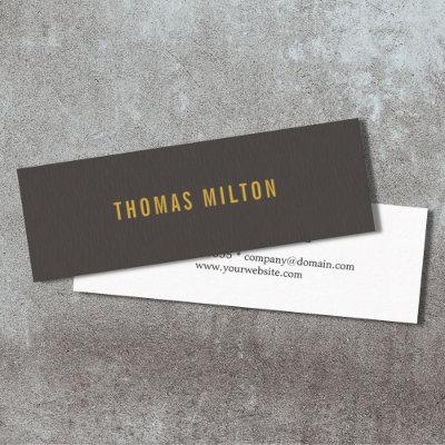 Modern Elegant Gray Yellow Consultant Networking  Mini