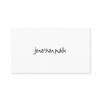 Modern Elegant Hand Script Professional Simple Top