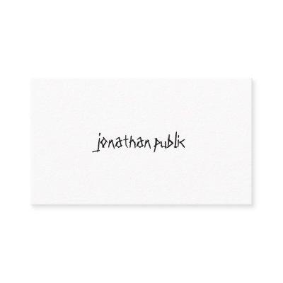 Modern Elegant Hand Script Professional Simple Top