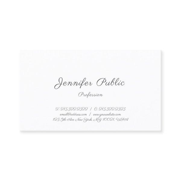 Modern Elegant Handwritten Minimalist Template