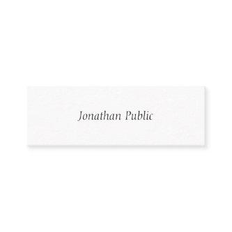 Modern Elegant Handwritten Simple Template Chic Mini