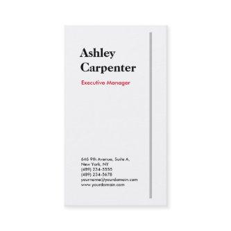 Modern elegant impressive red white professional