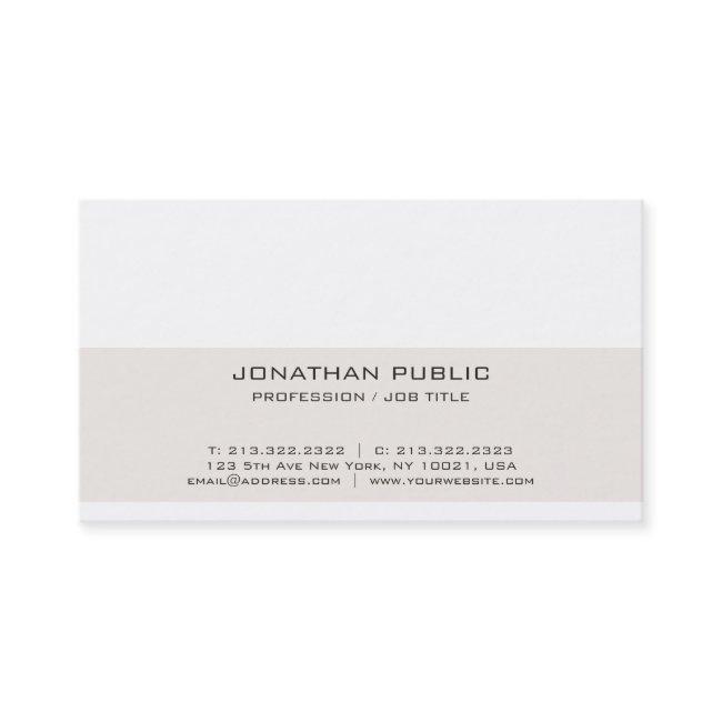 Modern Elegant Minimal Plain Professional Design