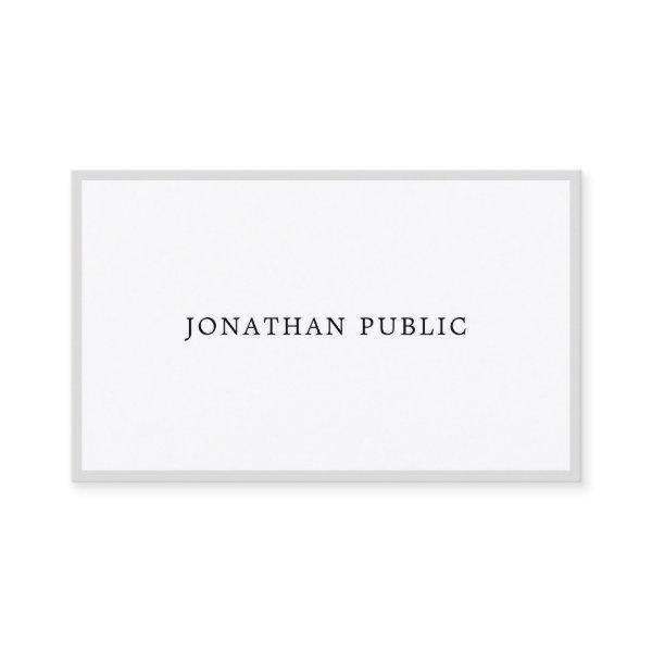 Modern Elegant Minimalist Plain Clean Trendy Luxe