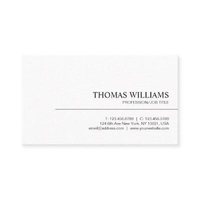 Modern Elegant Minimalist Professional Plain