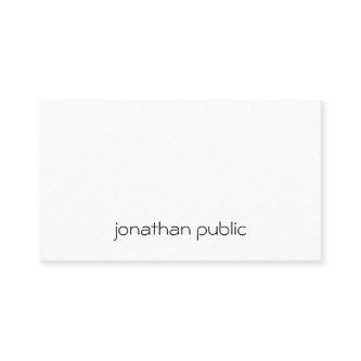 Modern Elegant Minimalist Professional Template
