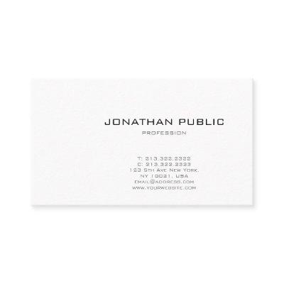 Modern Elegant Minimalist Professional Template