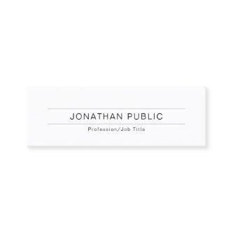 Modern Elegant Minimalist Professional Template Mini