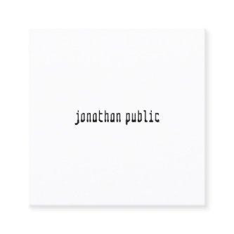 Modern Elegant Minimalist Professional Template Square