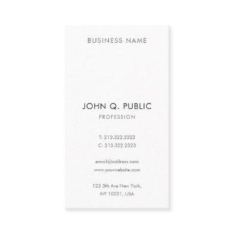 Modern Elegant Minimalist Professional Vertical