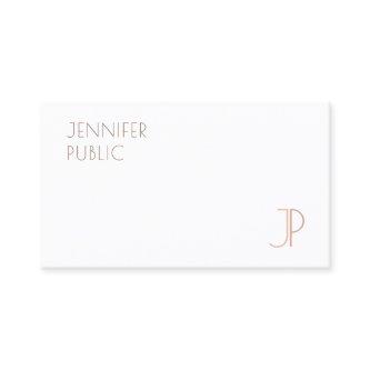 Modern Elegant Monogram Template Professional Busi