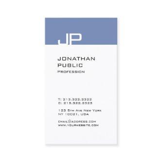 Modern Elegant Monogram Trendy Simple Design Plain