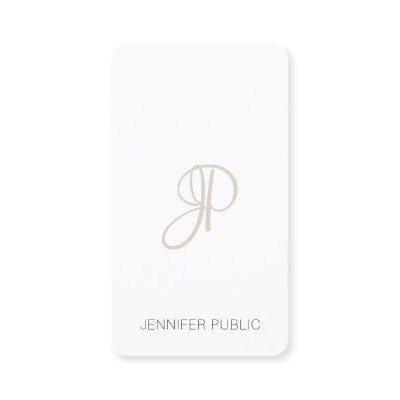 Modern Elegant Monogrammed Design Template