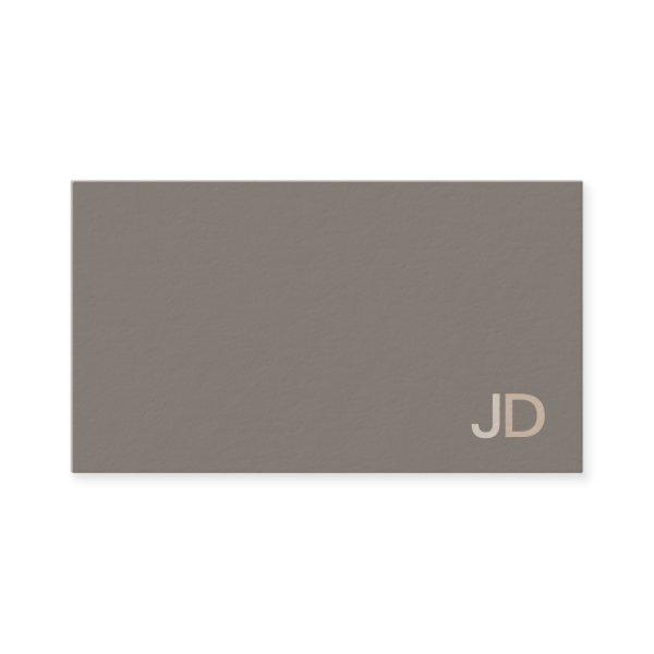 Modern Elegant Monogrammed Design Trendy Plain