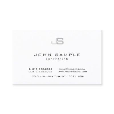 Modern Elegant Monogrammed Template Minimalist