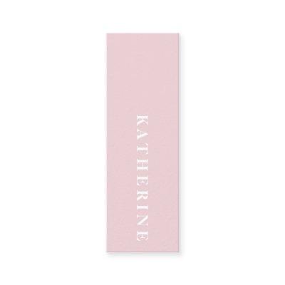 Modern elegant pastel pink minimalist photo writer mini