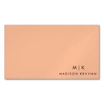 Modern Elegant Peach Fuzz Beauty Professional  Magnet