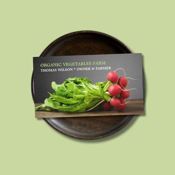 Modern Elegant Photo Radish/ Organic Farm