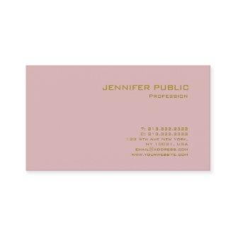 Modern Elegant Pink Gold Luxury Elite Template