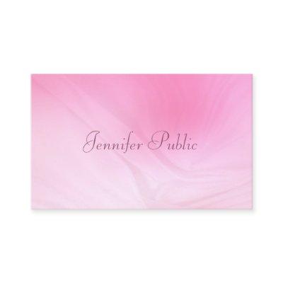Modern Elegant Pink Template Handwritten Text