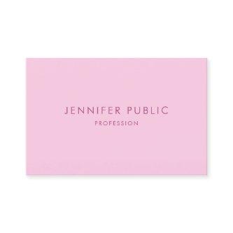 Modern Elegant Pink Template Simple Professional